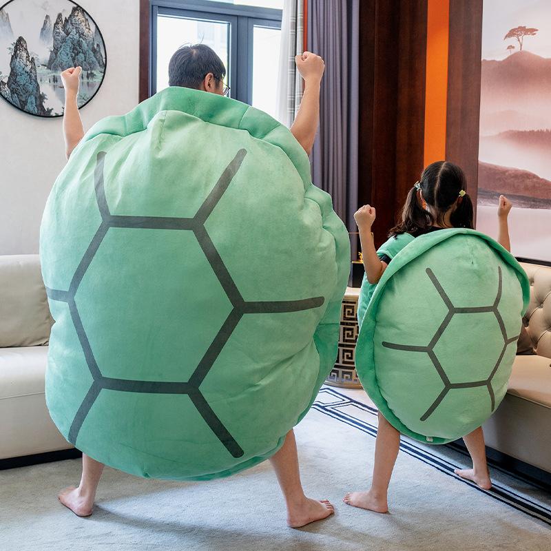 green-wearable-turtle-shell-pillows