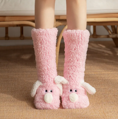 women-s-plush-dog-socks