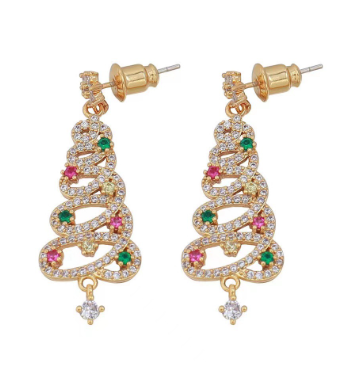 christmas-tree-rhinestone-earrings