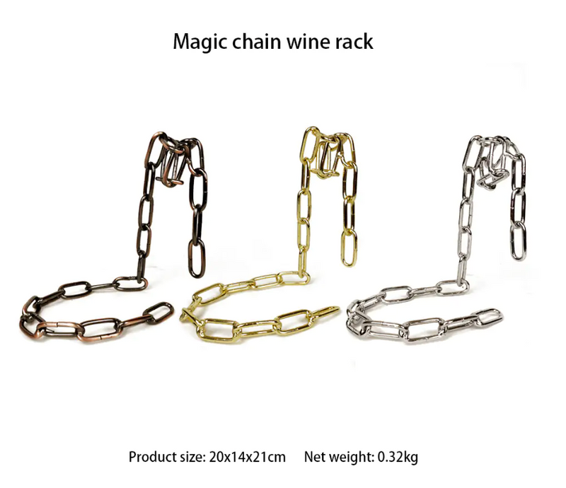 magic-iron-chain-wine-bottle-holder