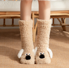 women-s-plush-dog-socks