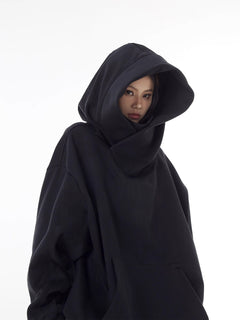 loose-high-collar-fleece-lined-hoodie