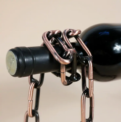 magic-iron-chain-wine-bottle-holder