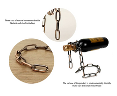 magic-iron-chain-wine-bottle-holder